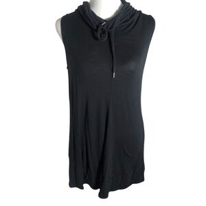 Gaiam black cowl neck sleeveless active dress Sz Medium